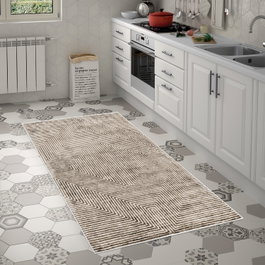 Conceptum Alfombra de Pasillo Mu134 - Coffee (80 x 200 cm)